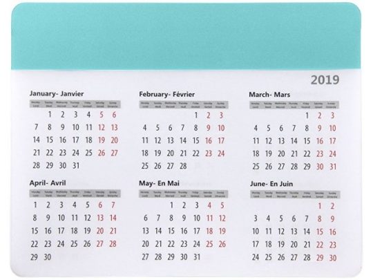 Коврик для мыши Chart с календарем, арт. 016811003