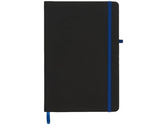 Блокнот Noir среднего размера, черный/синий (А5), арт. 016883103