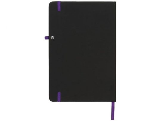 Блокнот Noir среднего размера, черный/пурпурный (А5), арт. 016883303