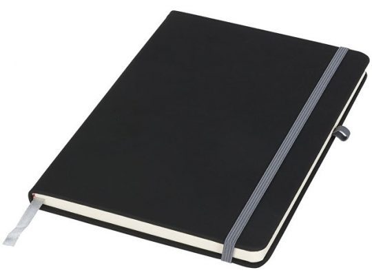 Блокнот Noir среднего размера, черный/серый (А5), арт. 016883503