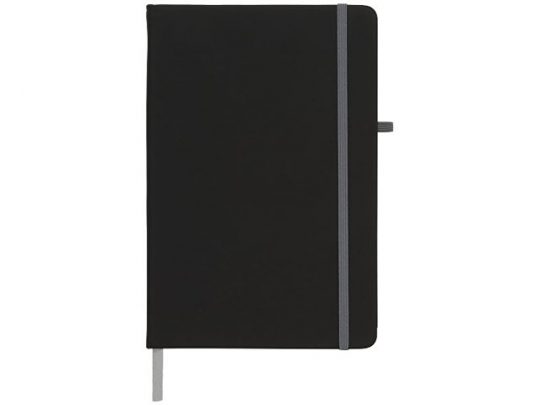 Блокнот Noir среднего размера, черный/серый (А5), арт. 016883503