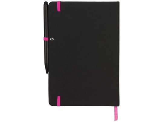 Блокнот Noir Edge среднего размера, розовый (А5), арт. 016884303