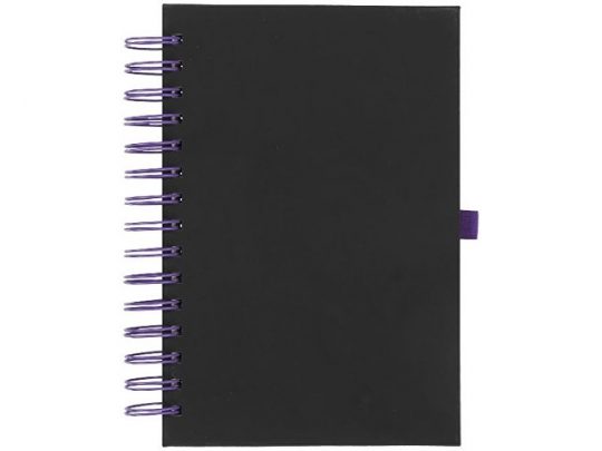 Блокнот Wiro, черный/пурпурный (А5), арт. 016884903
