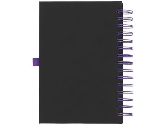Блокнот Wiro, черный/пурпурный (А5), арт. 016884903