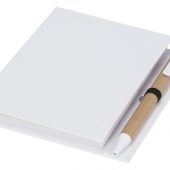Цветной комбинированный блокнот с ручкой, белый, арт. 016887703