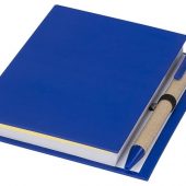 Цветной комбинированный блокнот с ручкой, синий, арт. 016887803