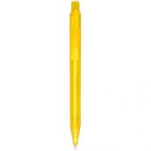 Перламутровая шариковая ручка Calypso, frosted yellow, арт. 016889603