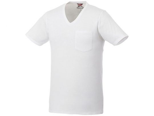Мужская футболка Gully с коротким рукавом и кармашком, белый (XS), арт. 016756703