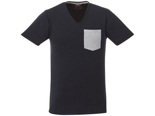 Мужская футболка Gully с коротким рукавом и кармашком, темно-синий/серый (M), арт. 016758103