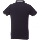 Мужская футболка поло Fairfield с коротким рукавом с проклейкой, темно-синий/серый меланж/белый (S), арт. 016775503