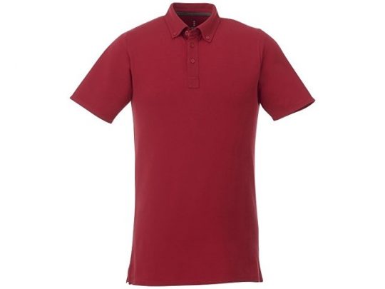 Мужская футболка поло Atkinson с коротким рукавом и пуговицами, красный (M), арт. 016781403