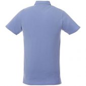 Мужская футболка поло Atkinson с коротким рукавом и пуговицами, светло-синий (3XL), арт. 016782503