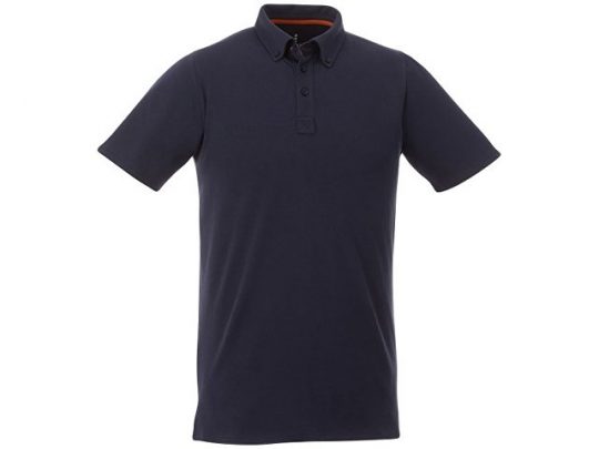 Мужская футболка поло Atkinson с коротким рукавом и пуговицами, темно-синий (XS), арт. 016782603