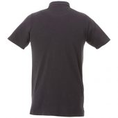 Мужская футболка поло Atkinson с коротким рукавом и пуговицами, серый графитовый (S), арт. 016783403