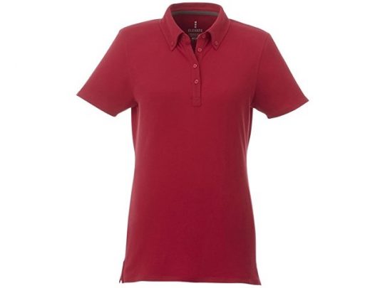 Женская футболка поло Atkinson с коротким рукавом и пуговицами, красный (S), арт. 016785403