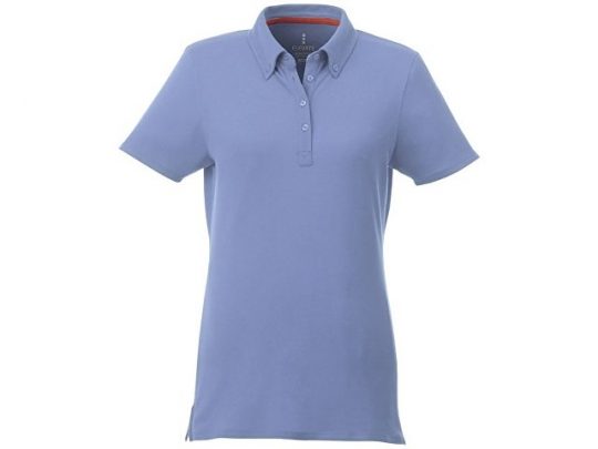 Женская футболка поло Atkinson с коротким рукавом и пуговицами, светло-синий (XS), арт. 016785903