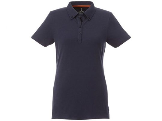 Женская футболка поло Atkinson с коротким рукавом и пуговицами, темно-синий (XS), арт. 016786503