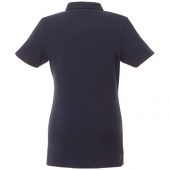 Женская футболка поло Atkinson с коротким рукавом и пуговицами, темно-синий (L), арт. 016786803