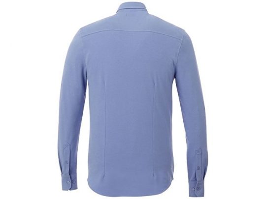 Мужская рубашка Bigelow из пике с длинным рукавом, светло-синий (M), арт. 016789203