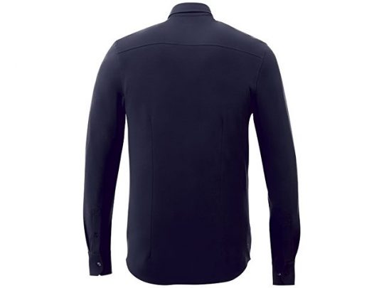 Мужская рубашка Bigelow из пике с длинным рукавом, темно-синий (M), арт. 016789903