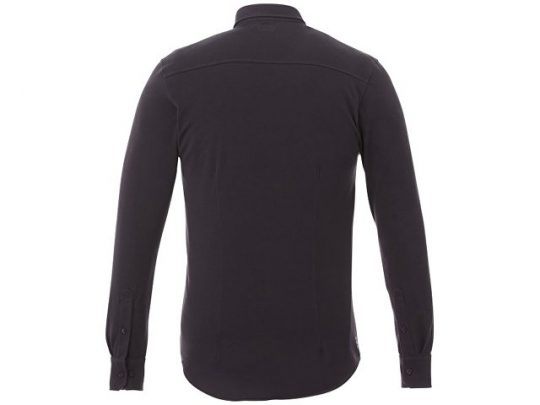 Мужская рубашка Bigelow из пике с длинным рукавом, серый графитовый (XL), арт. 016790803