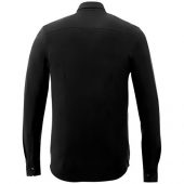Мужская рубашка Bigelow из пике с длинным рукавом, черный (L), арт. 016791403