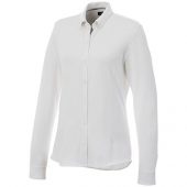 Женская рубашка Bigelow из пике с длинным рукавом, белый (S), арт. 016791903