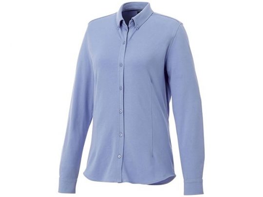 Женская рубашка Bigelow из пике с длинным рукавом, светло-синий (XS), арт. 016792403