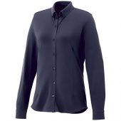 Женская рубашка Bigelow из пике с длинным рукавом, темно-синий (S), арт. 016793103