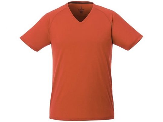 Модная мужская футболка Amery с коротким рукавом и V-образным вырезом, оранжевый (XS), арт. 016796203