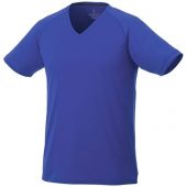Модная мужская футболка Amery с коротким рукавом и V-образным вырезом, синий (L), арт. 016797103