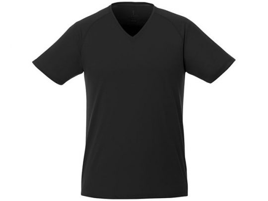 Модная мужская футболка Amery с коротким рукавом и V-образным вырезом, черный (M), арт. 016798403
