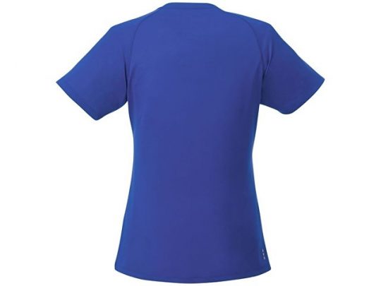 Модная женская футболка Amery  с коротким рукавом и V-образным вырезом, синий (M), арт. 016800803
