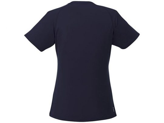 Модная женская футболка Amery  с коротким рукавом и V-образным вырезом, темно-синий (XL), арт. 016801603