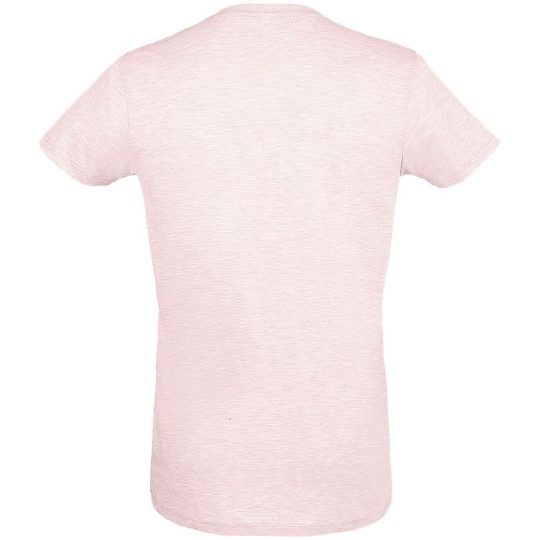 Футболка мужская приталенная REGENT FIT розовый меланж, размер S