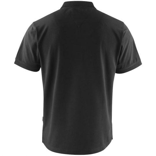 Рубашка поло мужская Sunset черная, размер XXL