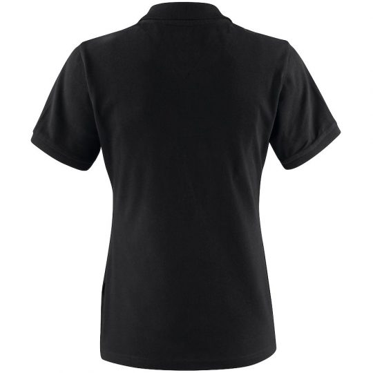 Рубашка поло женская Sunset черная, размер S