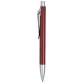 Ручка металлическая шариковая Large, бордовый/серебристый, арт. 016989103