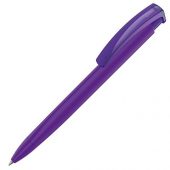 Ручка шариковая трехгранная UMA TRINITY K transparent GUM, soft-touch, фиолетовый, арт. 016977803