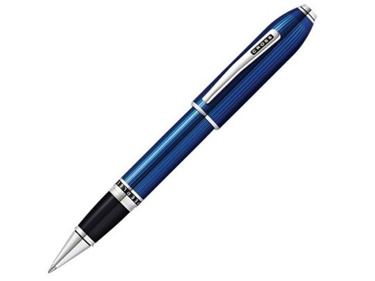 Ручка-роллер Selectip Cross Peerless Translucent Quartz Blue Engraved Lacquer, арт. 017013003