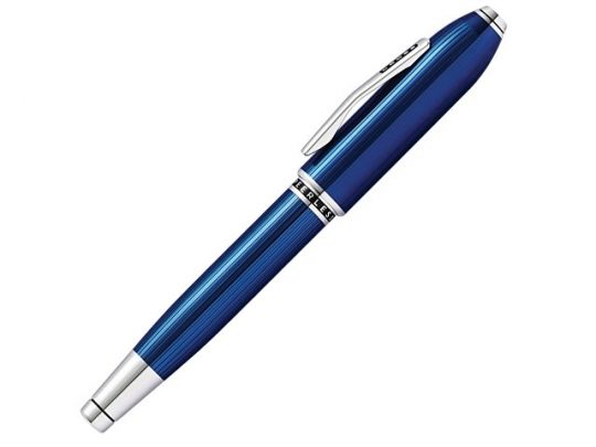 Ручка-роллер Selectip Cross Peerless Translucent Quartz Blue Engraved Lacquer, арт. 017013003