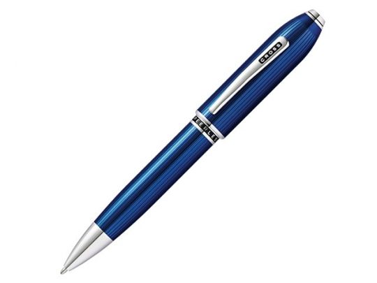 Шариковая ручка Cross Peerless Translucent Quartz Blue Engraved Lacquer, арт. 017013203