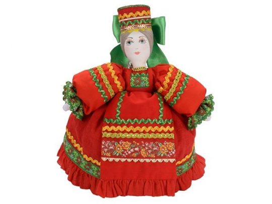 Набор Кремлевский: кукла на чайник, чайник заварной с росписью, арт. 017006303