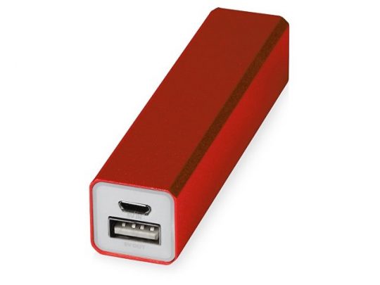 Подарочный набор To go с блокнотом и зарядным устройством, красный (А6), арт. 017009603