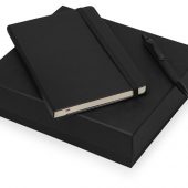 Подарочный набор Moleskine Sherlock с блокнотом А5 и ручкой, черный, арт. 017065403