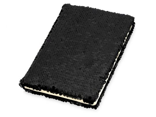 Блокнот с пайетками Fashion, черный, арт. 016979503