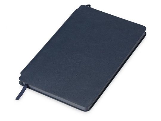 Блокнот Notepeno 130×205 мм с тонированными линованными страницами, темно-синий, арт. 016978103