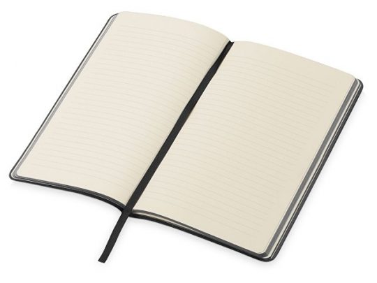 Блокнот Notepeno 130×205 мм с тонированными линованными страницами, черный, арт. 016978203