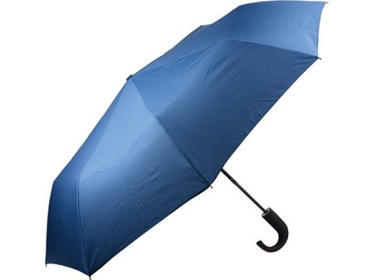 Складной зонт полуавтоматический, синий, арт. 017047203