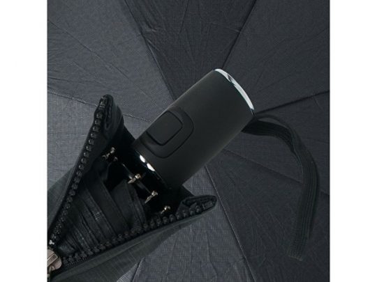 Зонт складной Grid. Hugo Boss, черный, арт. 016966003